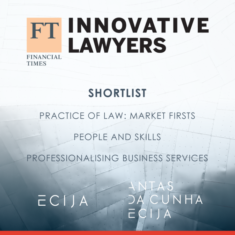 Antas da Cunha ECIJA nos FT Innovative Lawyers Europe – Antas da Cunha